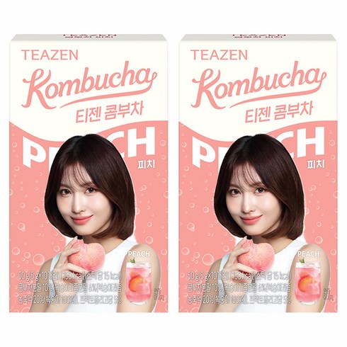 티젠 콤부차 피치, 5g, 10개입, 2개
