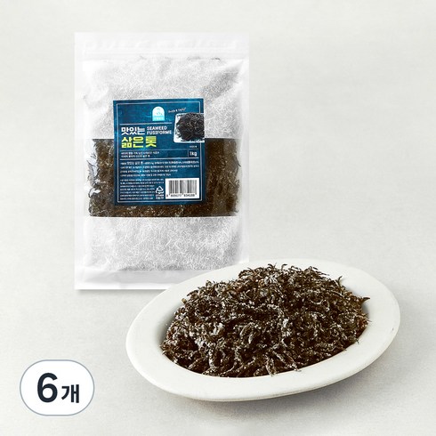 주일상사 맛있는 삶은 톳, 1kg, 6개