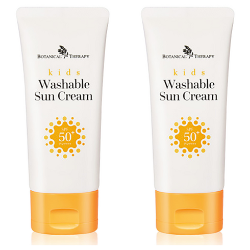 보타니컬테라피 키즈 워셔블 썬크림 SPF50+ PA++++, 60ml, 2개