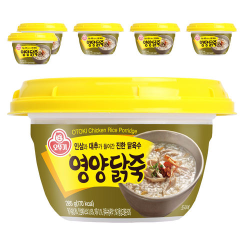 오뚜기 영양닭죽, 285g, 6개