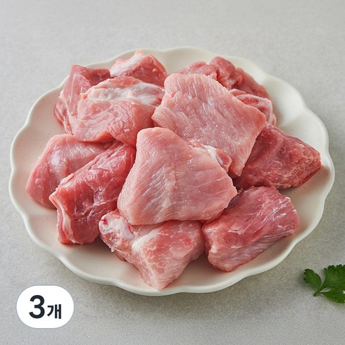 한돈 갈비 찜용 (냉장), 1kg, 3개