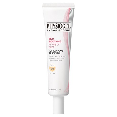피지오겔 레드 수딩 AI 톤업 베이지 선스크린 SPF50+ PA++++, 30ml, 1개