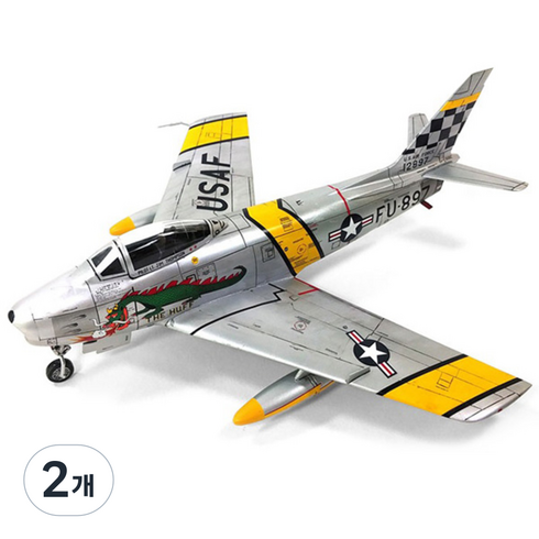 아카데미과학 12546 1/72 F-86 Korean War 프라모델, 2개