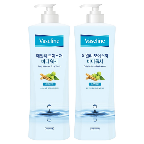 바세린 데일리 모이스처 바디워시, 800ml, 2개