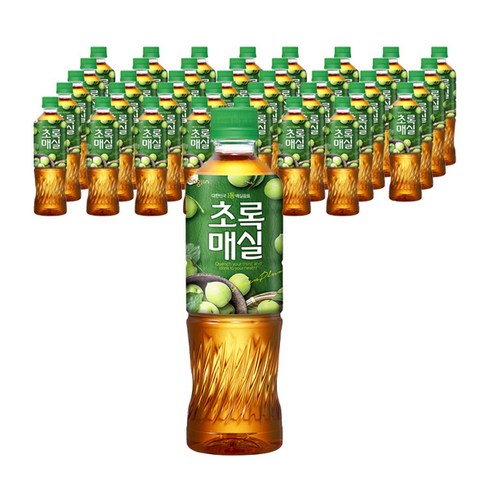 초록매실 페트, 500ml, 40개