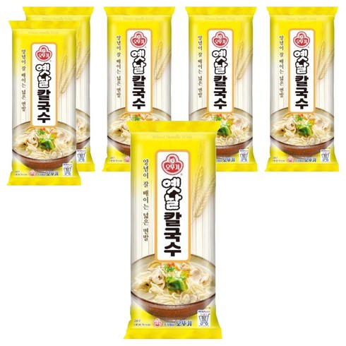 오뚜기옛날 칼국수, 500g, 6개