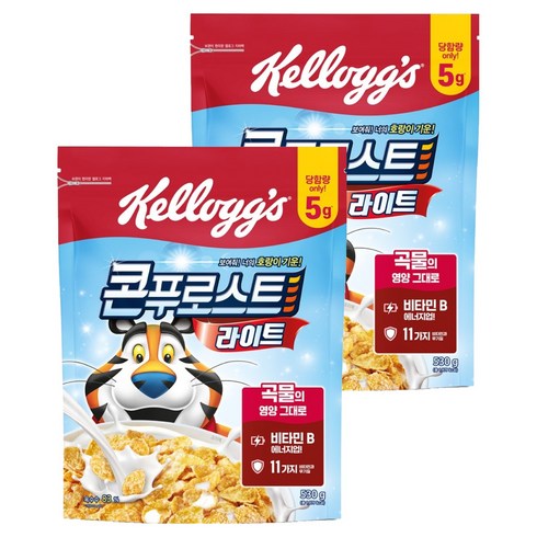 콘푸로스트 라이트 시리얼, 530g, 2개