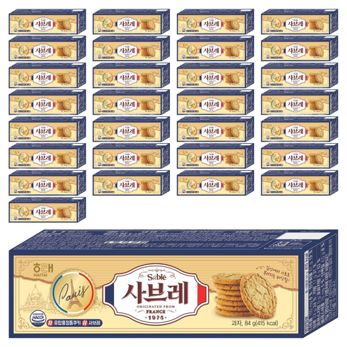 사브레 과자, 84g, 30개