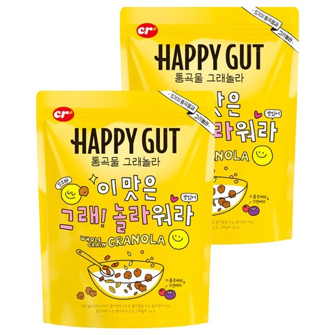 씨알로 해피갓 통곡물 그래놀라, 2개, 300g