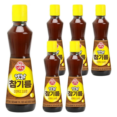 오뚜기옛날 참기름, 320ml, 6개