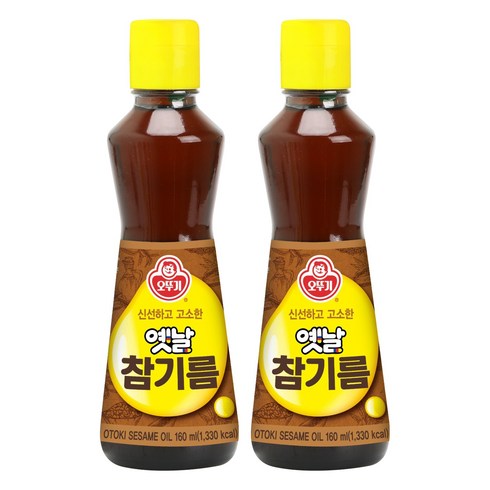 오뚜기옛날 참기름, 160ml, 2개