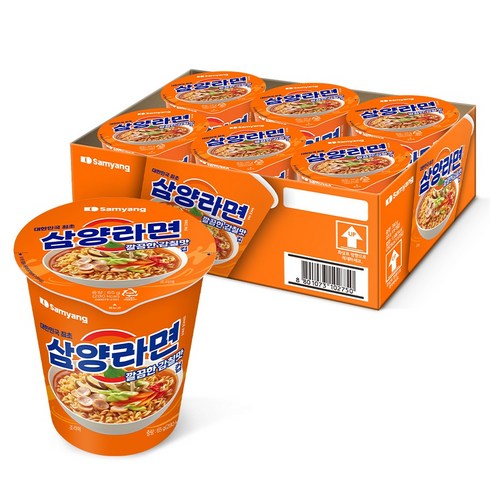 삼양라면 오리지널 컵 65g, 6개