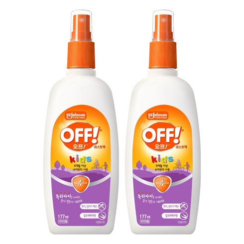 OFF 미스트액 모기기피제, 177ml, 2개
