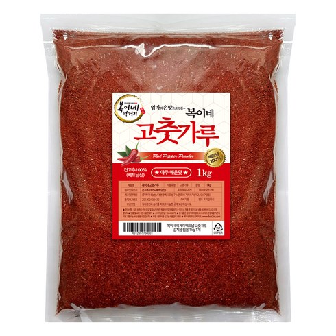 복이네먹거리 베트남 고춧가루 김치 찜용, 1kg, 1개