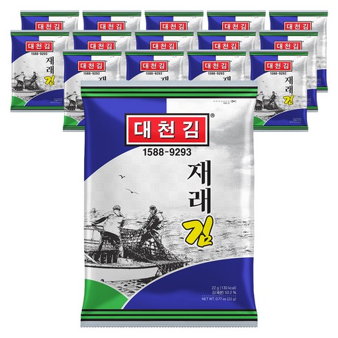 대천김 재래전장김 DC180, 22g, 15개