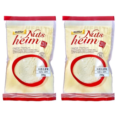 너츠하임 아몬드분말, 200g, 2개