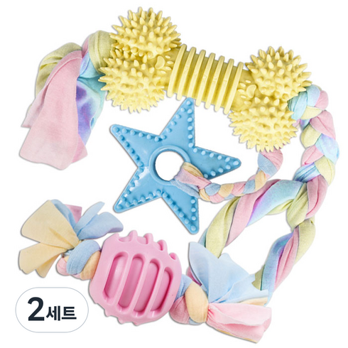 딩동펫 파스텔 터그 장난감 세트, 랜덤 발송, 2세트