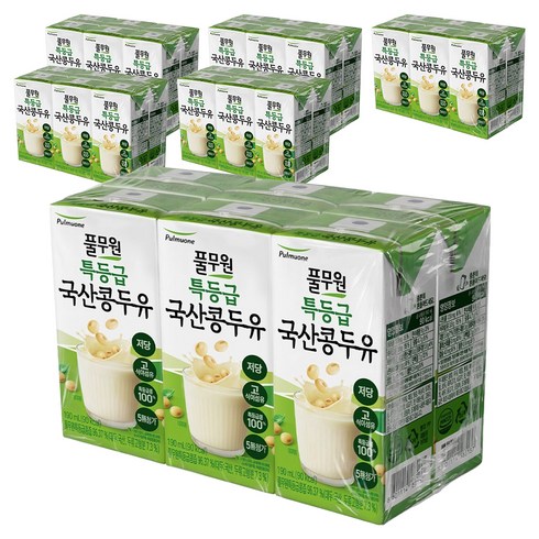 풀무원 특등급 국산콩 두유, 190ml, 36개