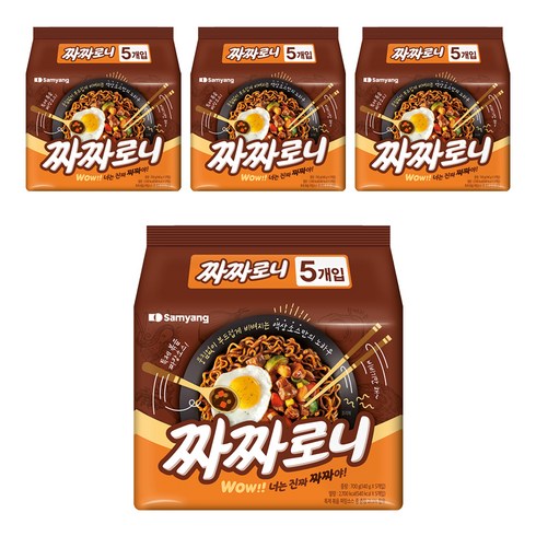 짜짜로니 140g, 20개