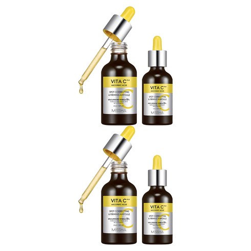 미샤 비타씨플러스 잡티씨 탄력앰플 20ml + 15ml, 35g, 35ml, 2개