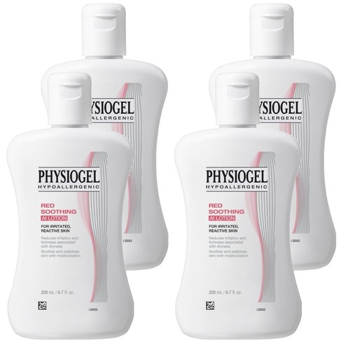 피지오겔 레드수딩 AI 로션, 200ml, 4개