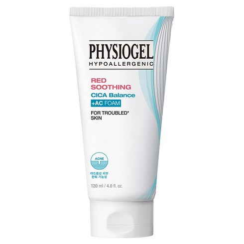피지오겔 레드 수딩 시카밸런스 에이씨 폼클렌저, 120ml, 1개