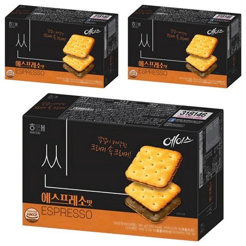 해태제과 에이스 씬 에스프레소맛, 3개