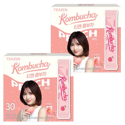 티젠 콤부차 피치, 5g, 30개입, 2개