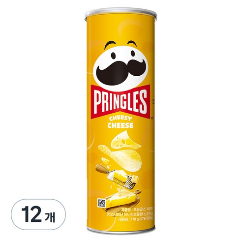 프링글스 치즈맛, 110g, 12개