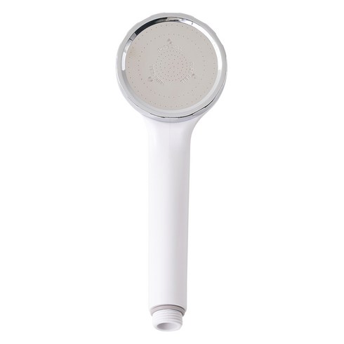 퓨어셀 강력 수압상승 욕실 샤워기 헤드, 1개, 무광 화이트