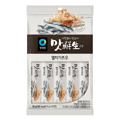 맛선생 멸치가쓰오 스틱, 80g, 1개