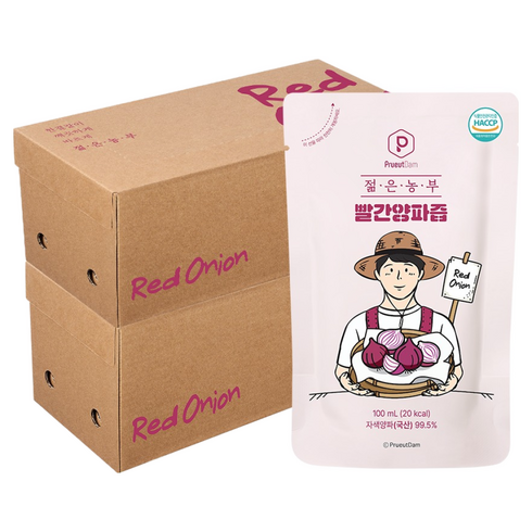 푸릇담 젊은농부 빨간양파즙, 5L, 2개