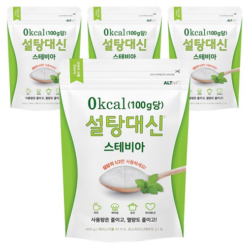 설탕대신 스테비아, 400g, 4개