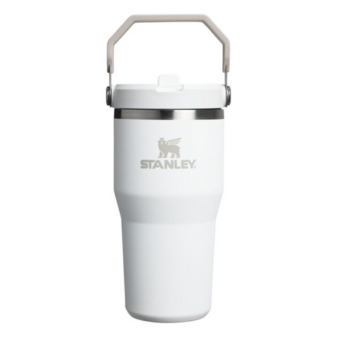스탠리 아이스플로우 플립 스트로 2.0 텀블러, 프로스트화이트, 591ml, 1개