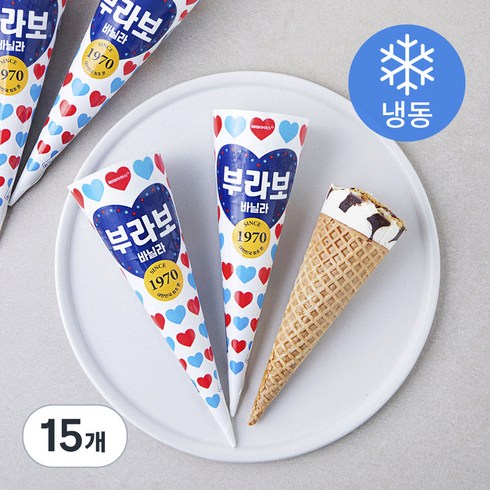 해태아이스 부라보 바닐라 (냉동), 160ml, 1개입, 15개