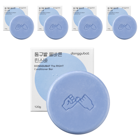 동구밭 올바른 린스바 베르가못향, 100g, 5개
