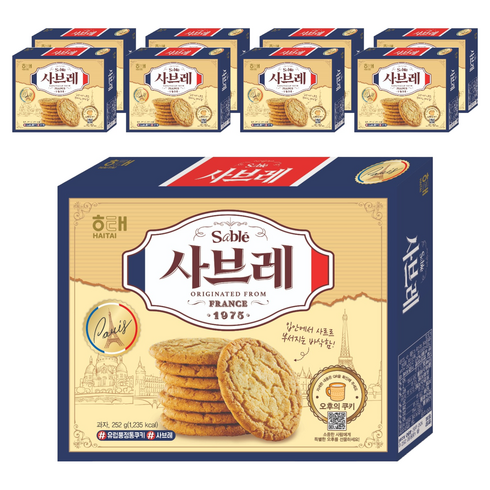 해태제과 사브레, 252g, 9개