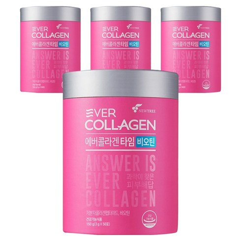 에버콜라겐 타임 비오틴, 150g, 4개