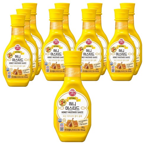 오뚜기 허니머스타드 소스, 265g, 10개