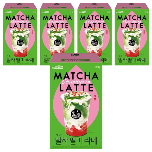 까페모리 로스티크 말차 딸기 라떼, 21.8g, 10개입, 5개