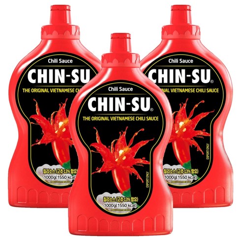 친수 칠리소스, 1kg, 3개
