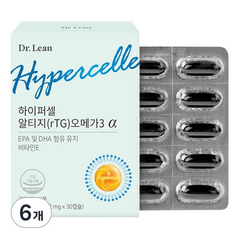 닥터린 하이퍼셀 알티지 오메가3 알파, 30정, 6개