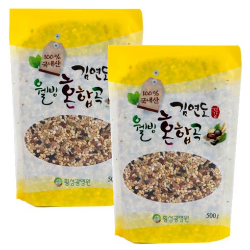 횡성광명원 김연도 웰빙 혼합곡, 500g, 2개
