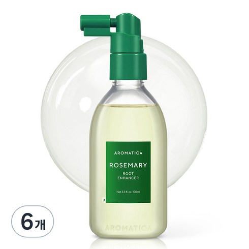 아로마티카 로즈마리 루트 인핸서 두피 에센스, 100ml, 6개