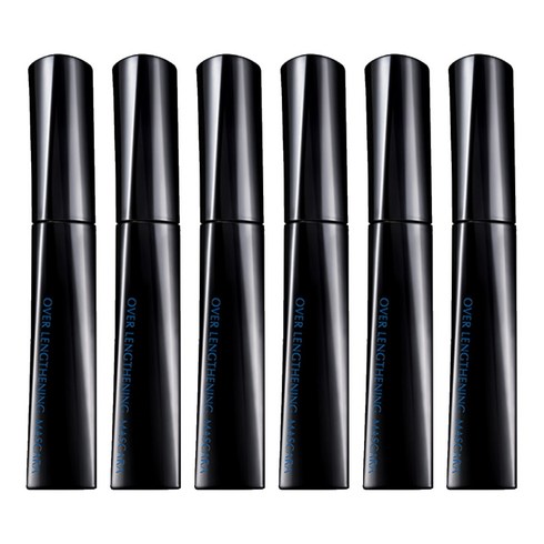 미샤 오버 렝스닝 마스카라 10g, 웨이브래쉬, 6개