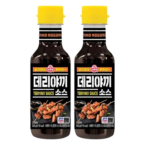 오뚜기 데리야끼 소스, 345g, 2개