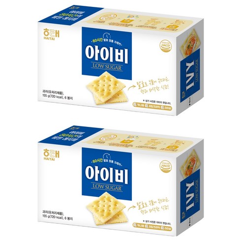 해태제과 아이비, 155g, 2개