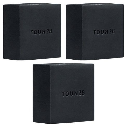 톤28 S21 참숯 탈모 증상 완화 기능성 샴푸바, 100g, 3개