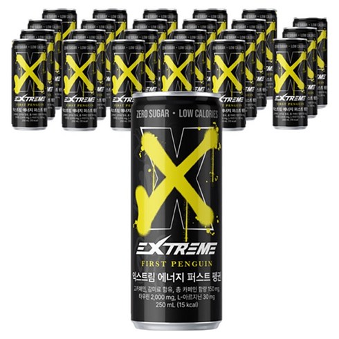 익스트림 에너지 퍼스트 펭귄, 250ml, 24개
