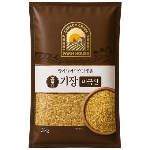 곰곰 기장(미국산), 3kg, 1개